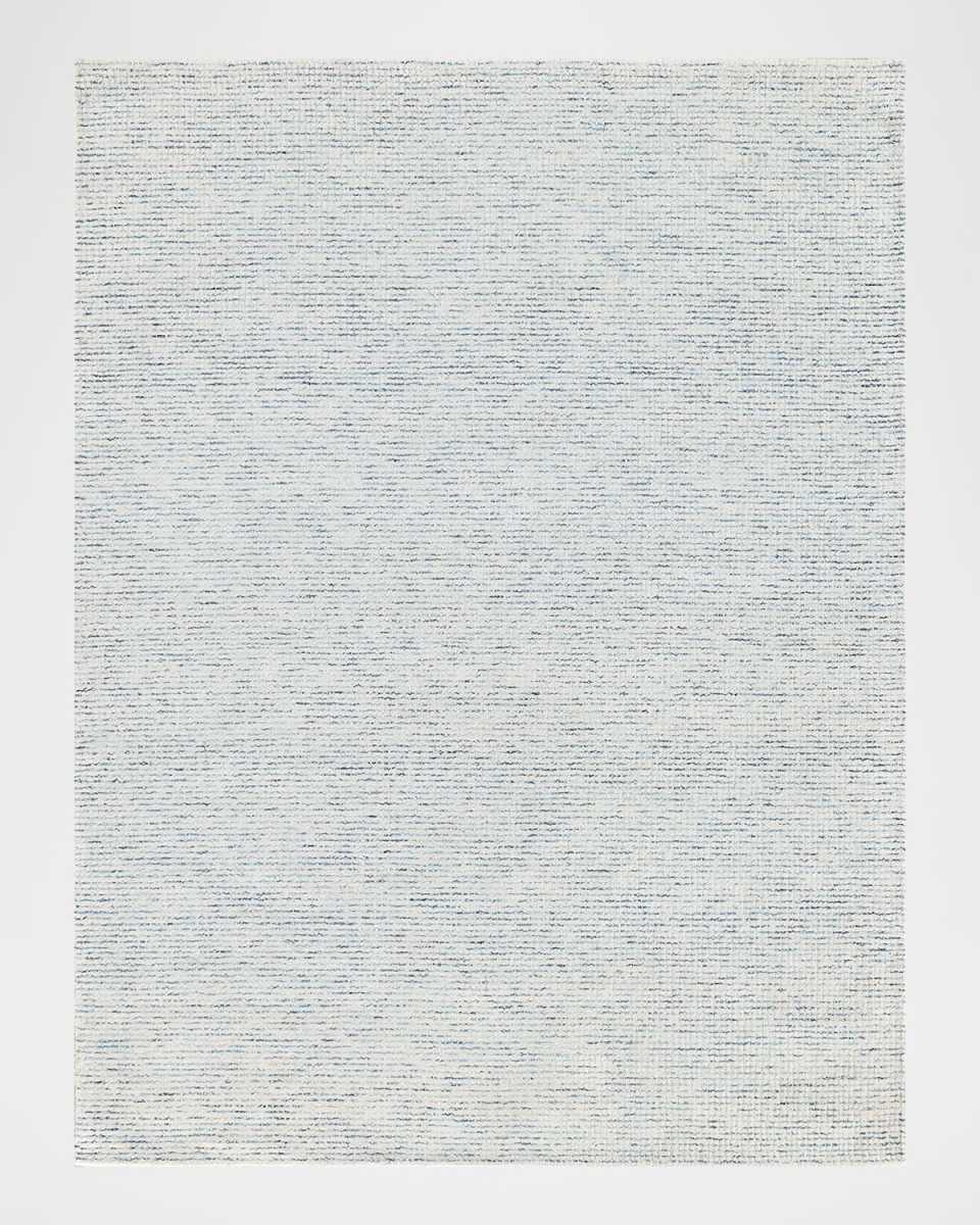 Key West Hand-Tufted Ivory/Blue Rug, 9' x 12'